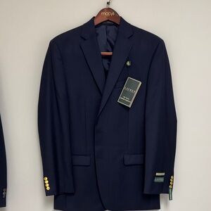 Ralph Lauren Dark Navy Blazer with Gold-Tone Buttons